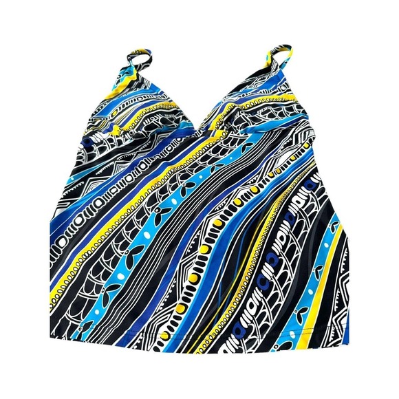 Sunsets Felicity multicolor Tankini Swimsuit Tops Size Small $86 - Picture 1 of 9
